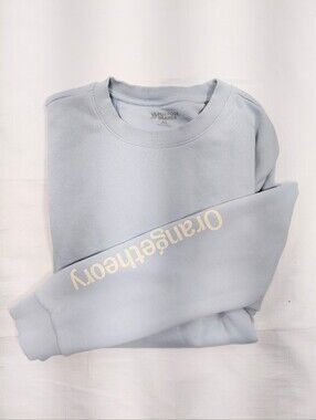 Orangetheory Powder Blue Crewneck Unisex Long Sleeve Sweatshirt